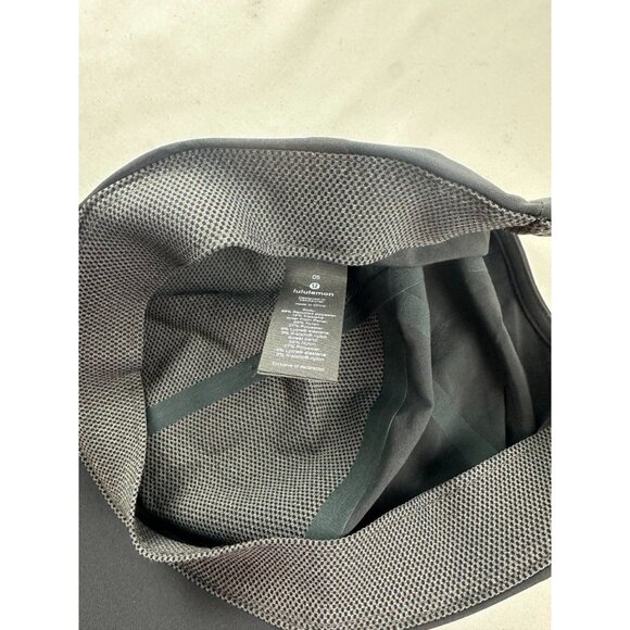 Lululemon Fast Free Run Adjustable Strap Lightweight Hat Cap Logo Black Womens - Picture 4 of 4